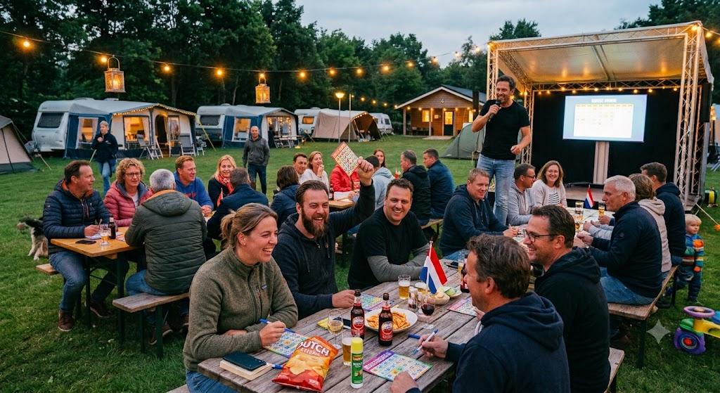 Pubquiz op een camping of vakantiepark